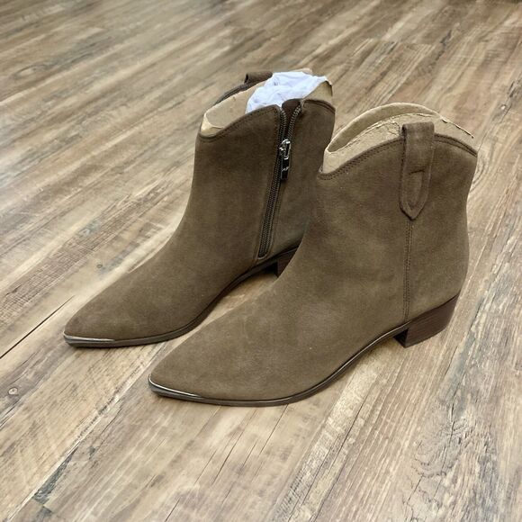 Marc Fisher Mikala Booties Espresso Brown 7.5 NWOB - Picture 1 of 6